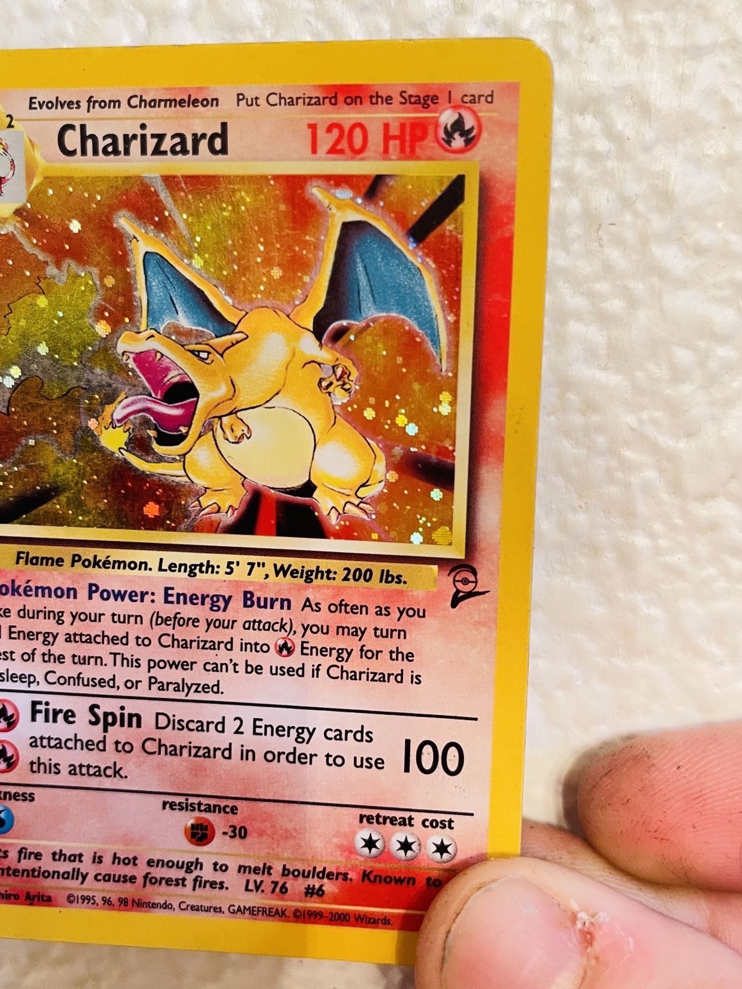 Very Good Condition Charizard Base Set 2