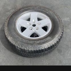 1 — 255/75r17 Jeep Cherokee Rim Wheels 5x127 5x5 100% New Tires Treads !!!!!