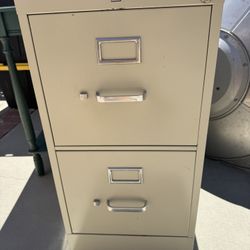 Tan Filing Cabinet 