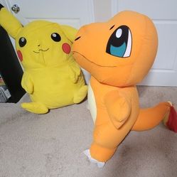 40 Inches Pikachu And Charmander 