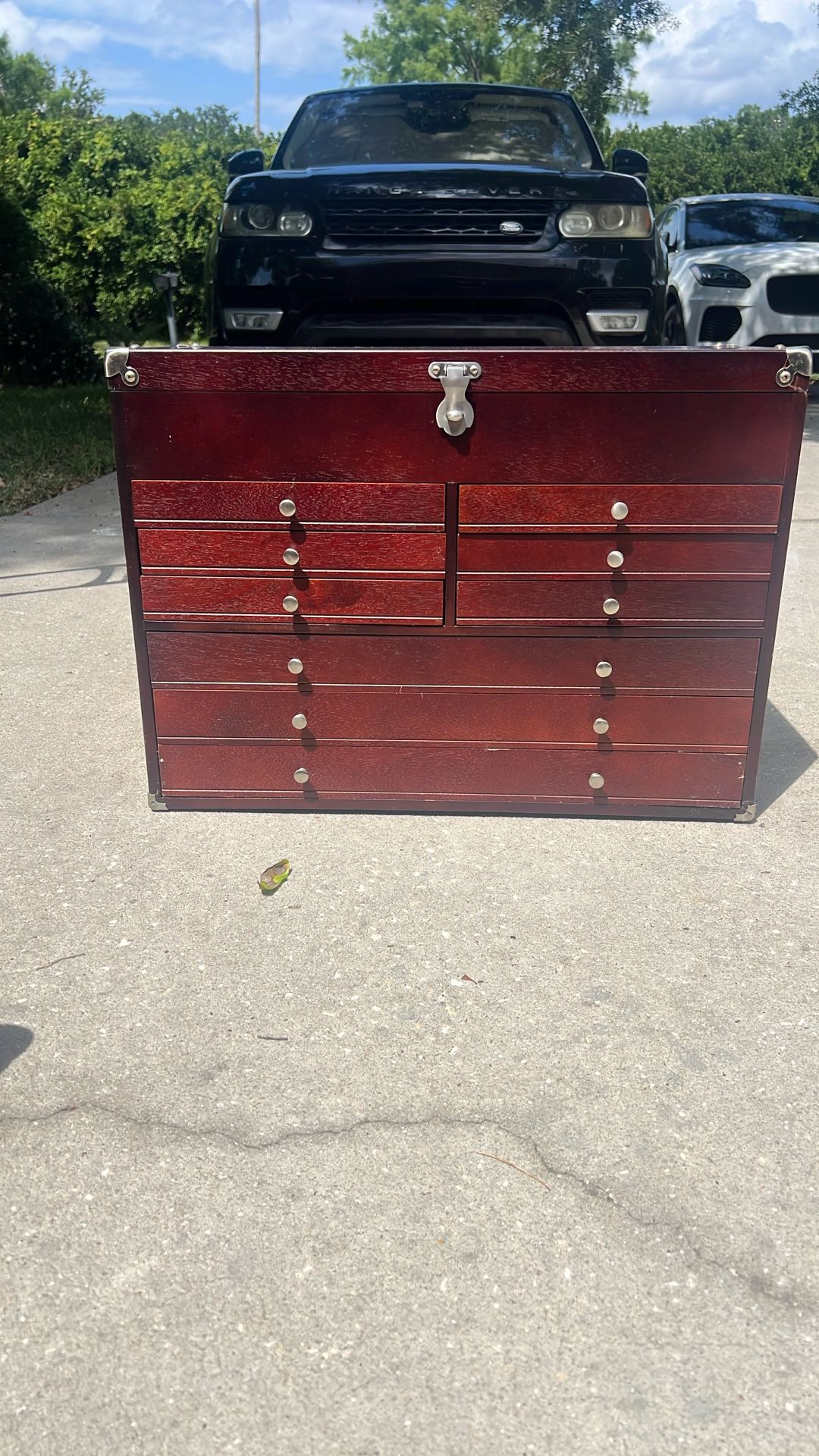 Collectors Cabinet 9 Draws hardwood