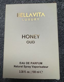 Bella Vita Luxury Honey Oud Eau de Parfum 100ml 3.4oz Perfume Spray