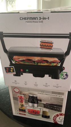 Chefman panini grill