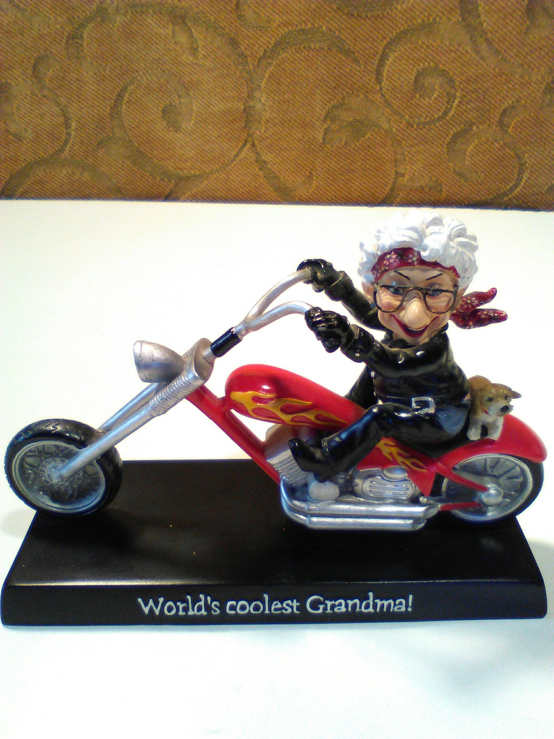 World's Coolest Grandma on a Chopper