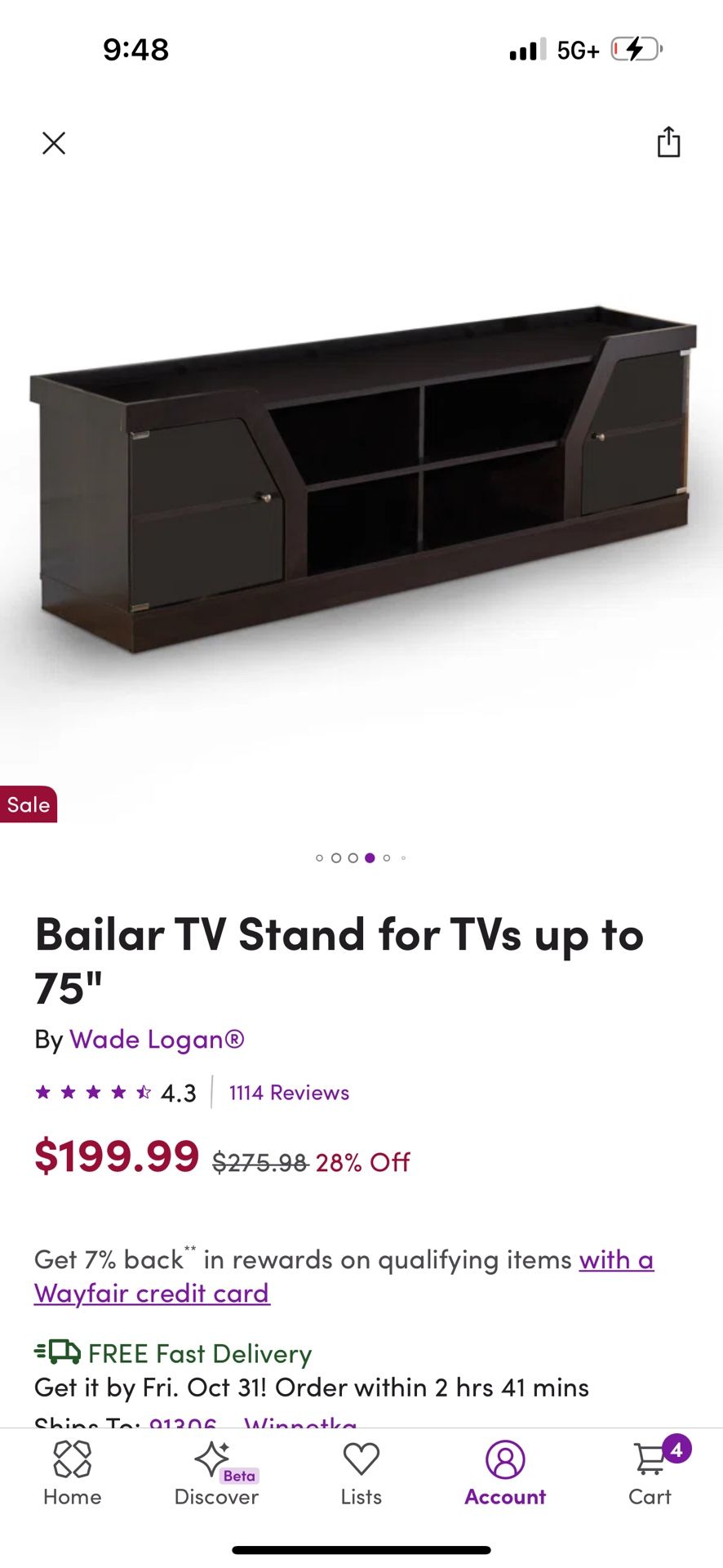 Brown Tv Stand