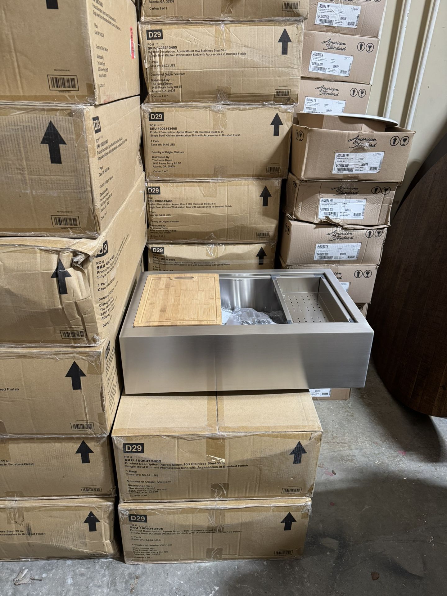 33” Top Mount Sink