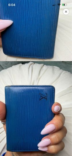 Louis Vuitton Blue Epi Leather Bifold Wallet