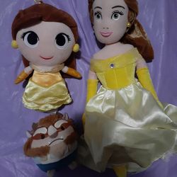 Disney Belle.amdnthe Beast Plushies