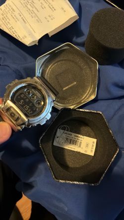 Casio G-Shock GM-6900 Silver – Limited Metal Bezel Look