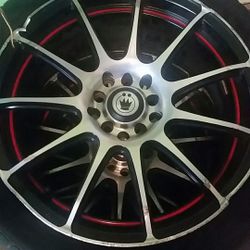 4 rims with tires