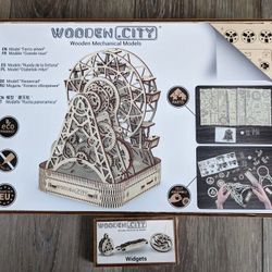 Wooden City Ferris Wheel Building Set