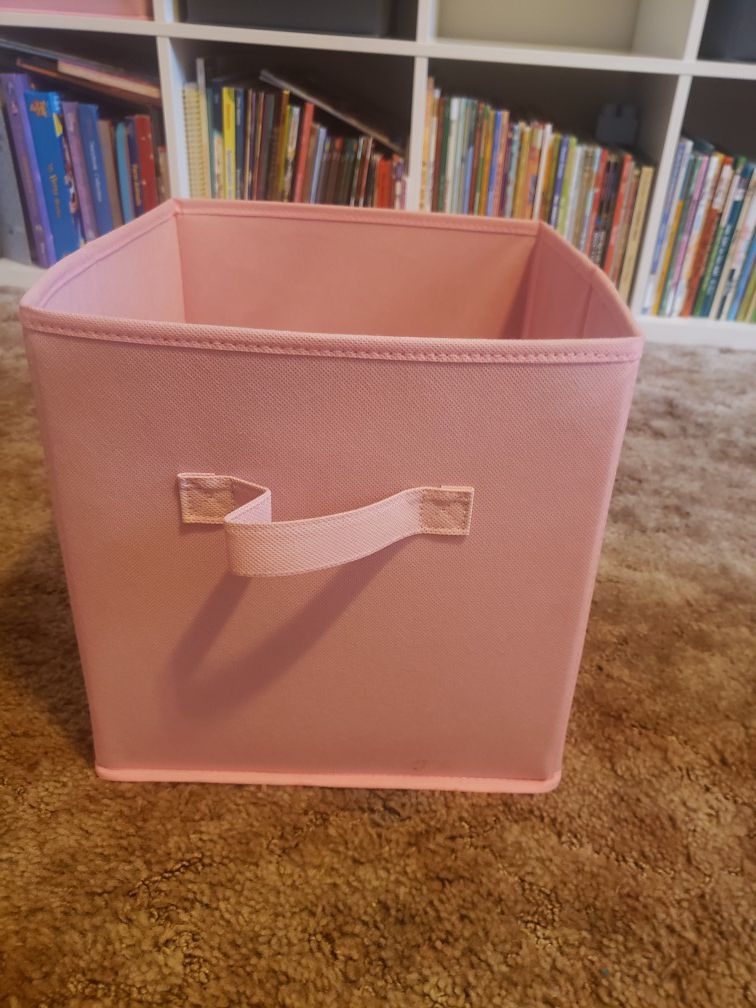 Cubes / boxes organizer (6 pink & 6 grey)