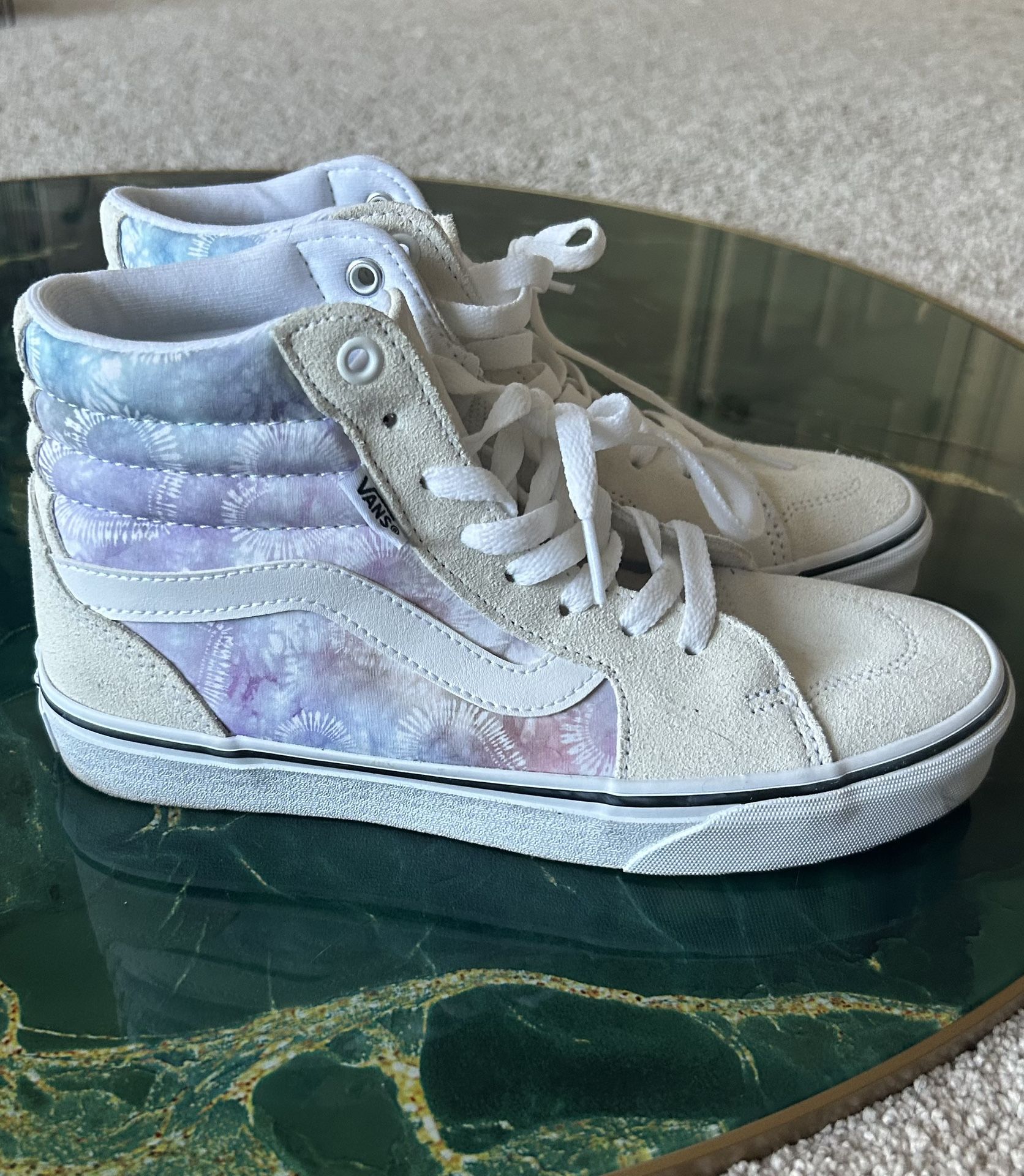 Purple Blue Pastel Vans Women’s Size 7.5