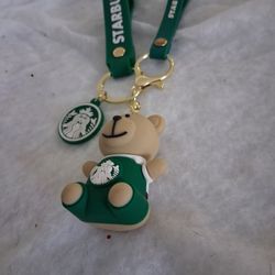 Starbucks Keychain Purse Charm 