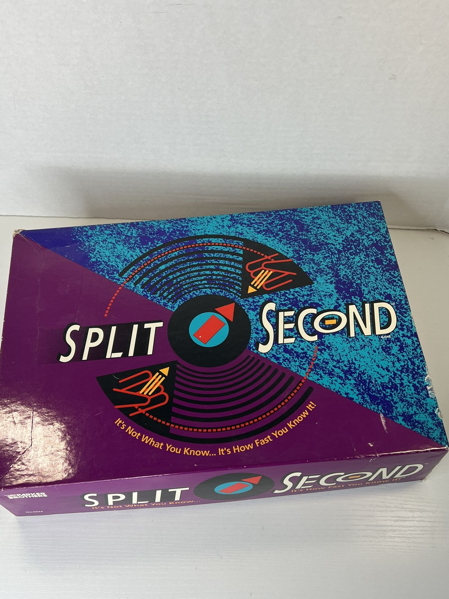 Split Second Board Game 1992 COMPLETE