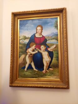 Madonna And The Goldfinch Painting