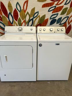 Maytag washer and dryer laundry