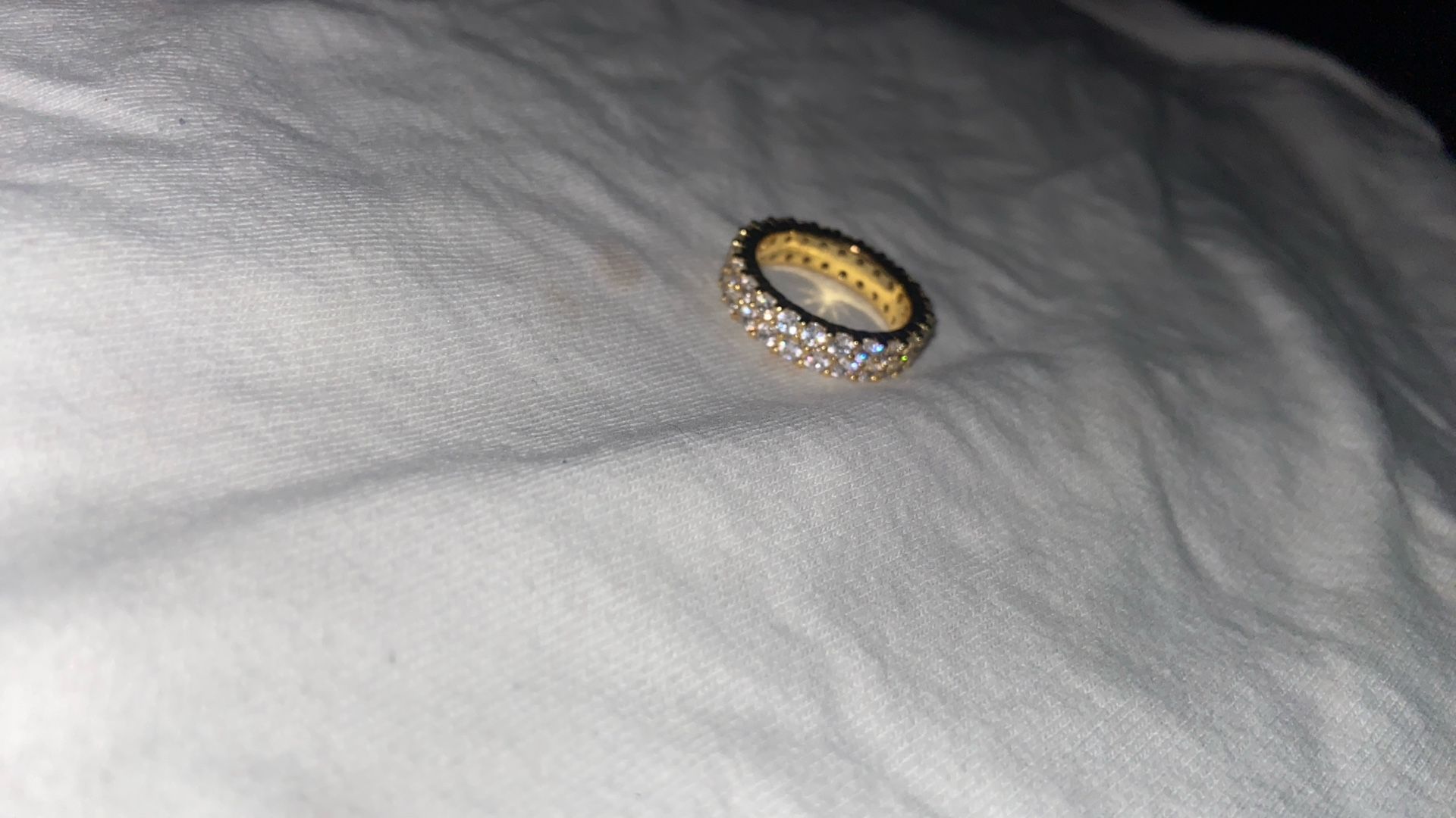 Moissanite ring