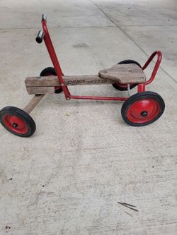 Vintage Radio Flyer Push Bike