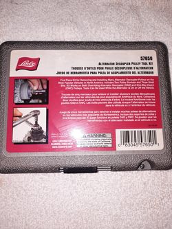 Lisle tools alternator decoupling tool set 57650