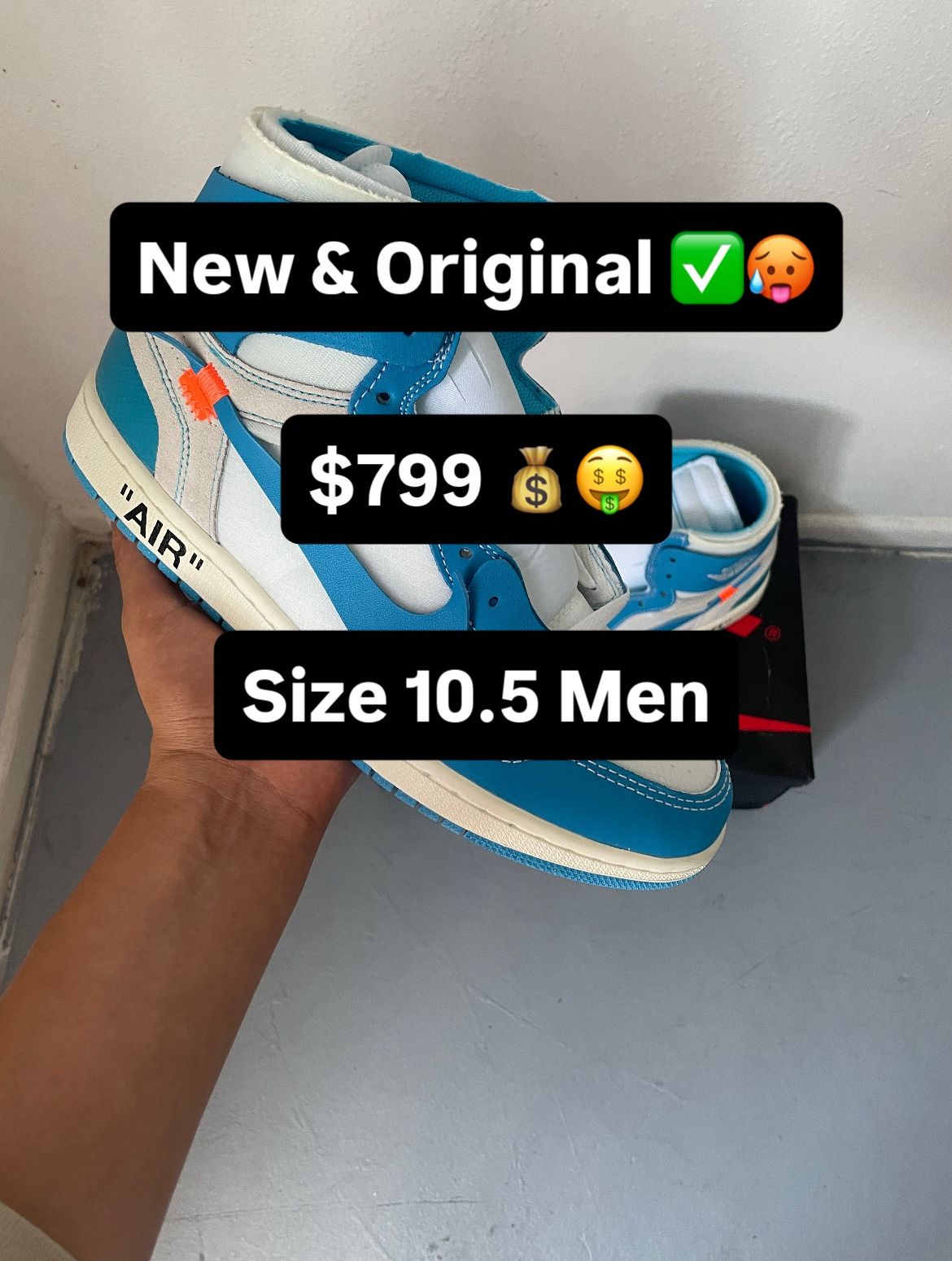 Jordan 1 Off-White University Blue