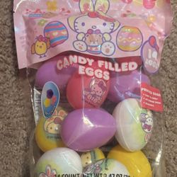 Hello Kitty Candy Filled 14 Eggs Brand New (15 Available)$5 Each