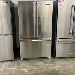 Viking French Door Refrigerator Stainless Steel