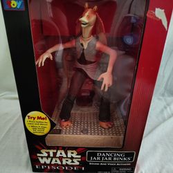 COLLECTOR: Dancing Jar Jar Binks Star Wars Character - 1999 - Never out of the Box
