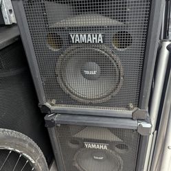 Yamaha 2pc dj speaker set