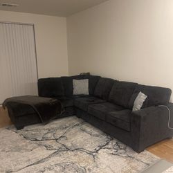 Charcoal Sectional Couch