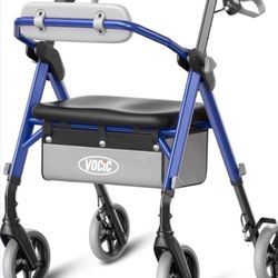 New! “VOCIC Z11” Rollator Walker Lightweight & Durable Thickened Steel Frame.