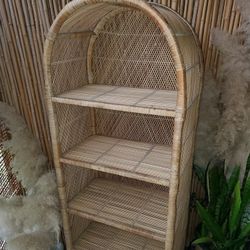 Arched Wicker Shelf 
