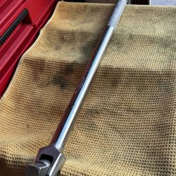TrueCraft 3/4" Drive Breaker Bar 18" Handle Heavy Duty Chrome Vandium Japan
