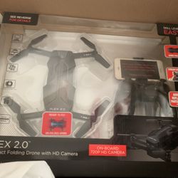 Flex 2.0 Compact Folding Drone with HD Camera