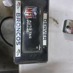 Denver Broncos License Plate Frame