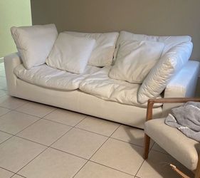 Free white Nixon couch from city furniture
