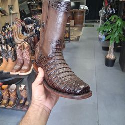 Botas De Piel De México Cómodas Punta Dubai 