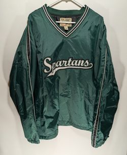 Vintage Mens Steve And Barrys Michigan State Spartans Lined Pullover Jacket 3XL
