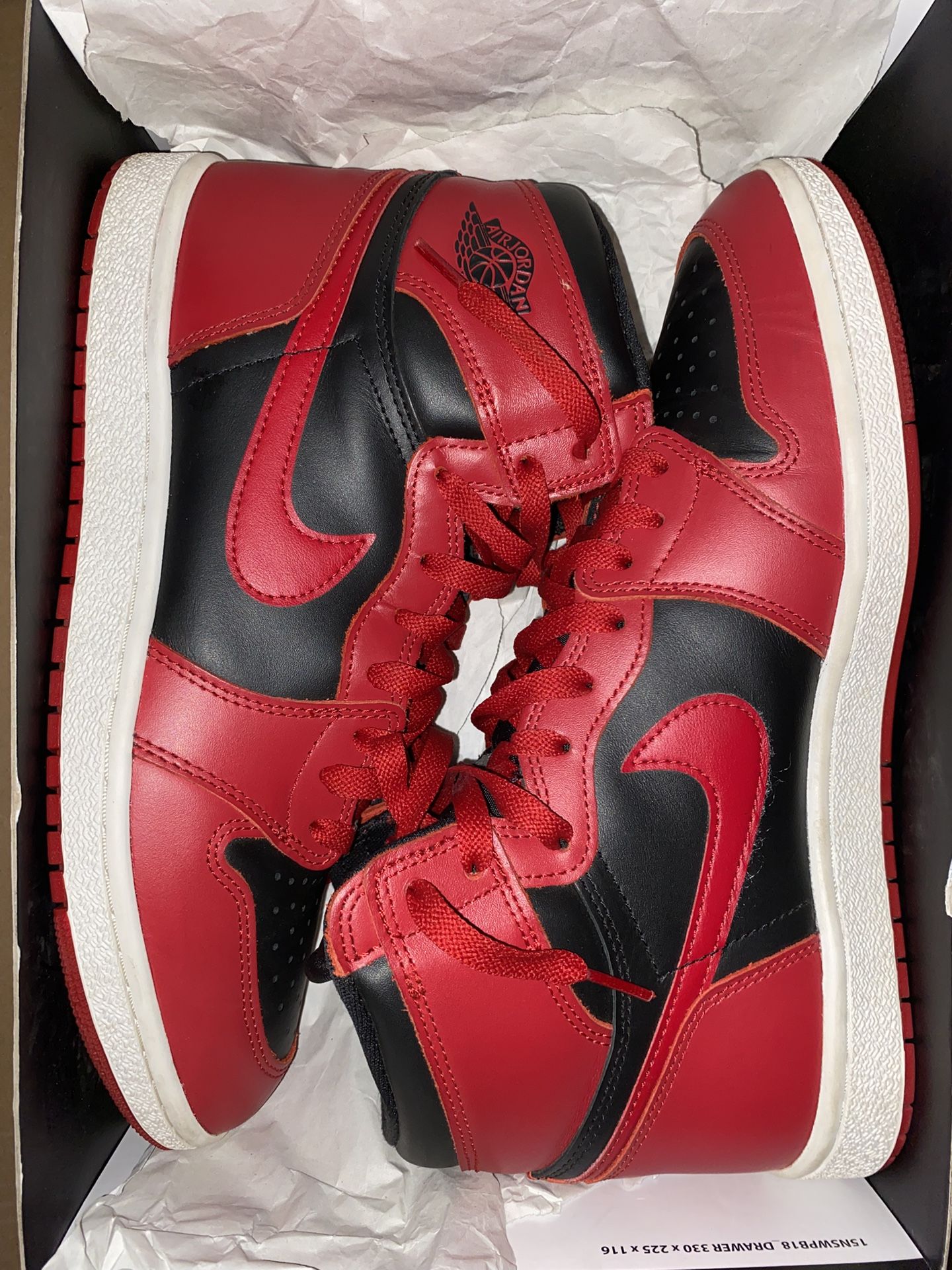 Air Jordan 1 Retro High OG ‘ Varsity Red’ 