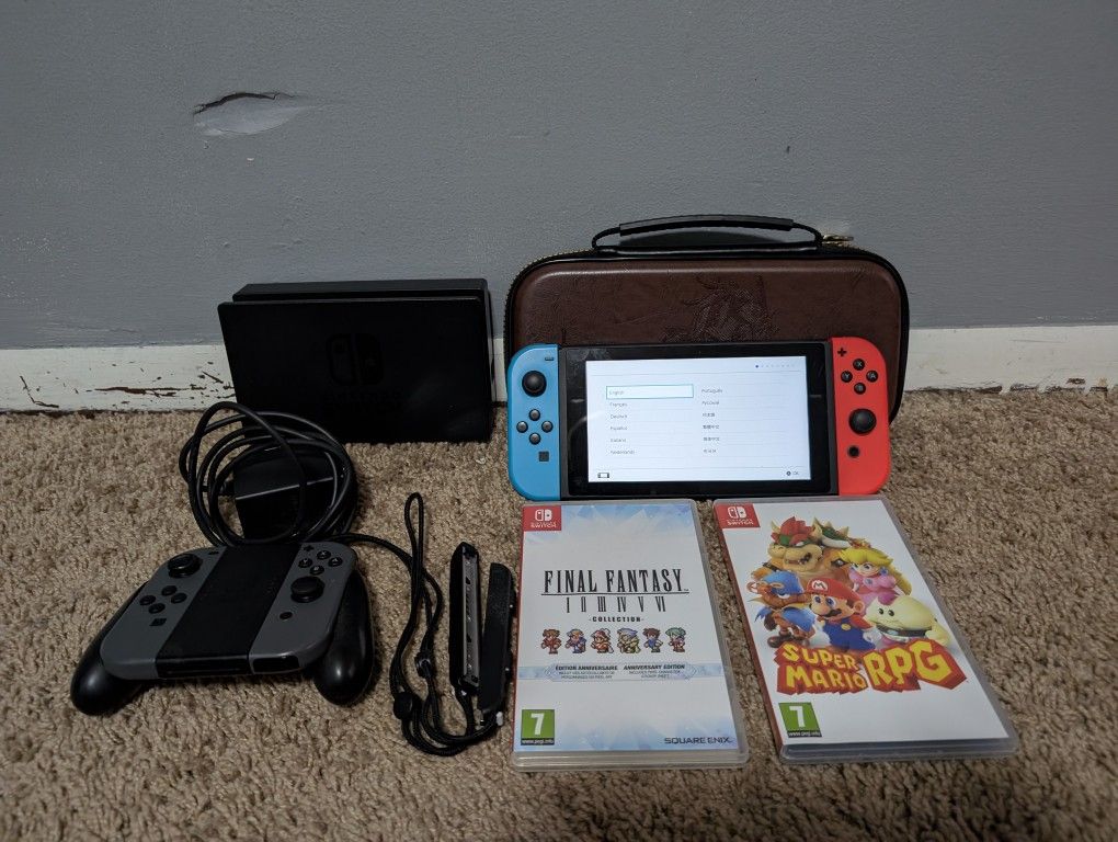Nintendo Switch v2+Games+Accessories