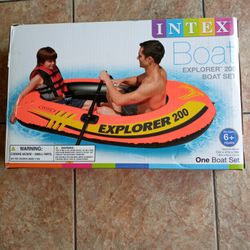 INTEX BOAT SET