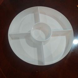 Lazy Susan Divided Serving Dish