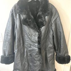 Leather Coat Size XXL
