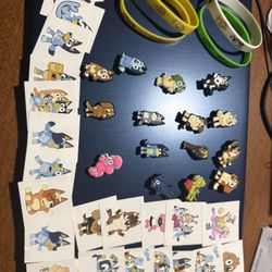 Bluey Jibits Bracelets Tattoos