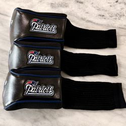 NFL New England Patriots - Set of Three Golf Club Headcovers