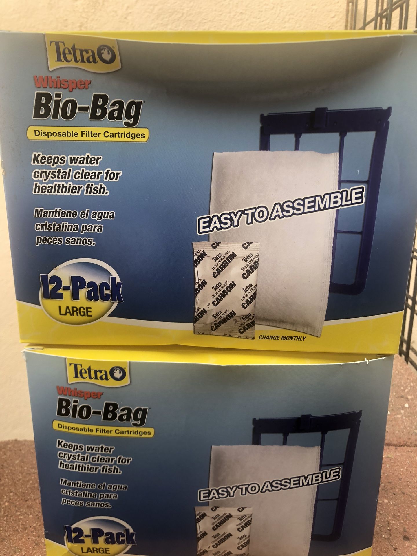 Aquarium Fish Tank Filter Cartridges Tetra Whisper Bio Bag