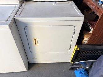 White Front-Load Clothes Dryer