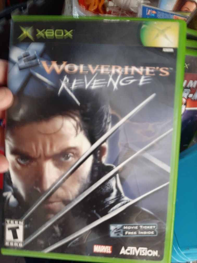 Wolverine men xbox game
