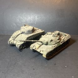 Miniture models of military tank completed kit