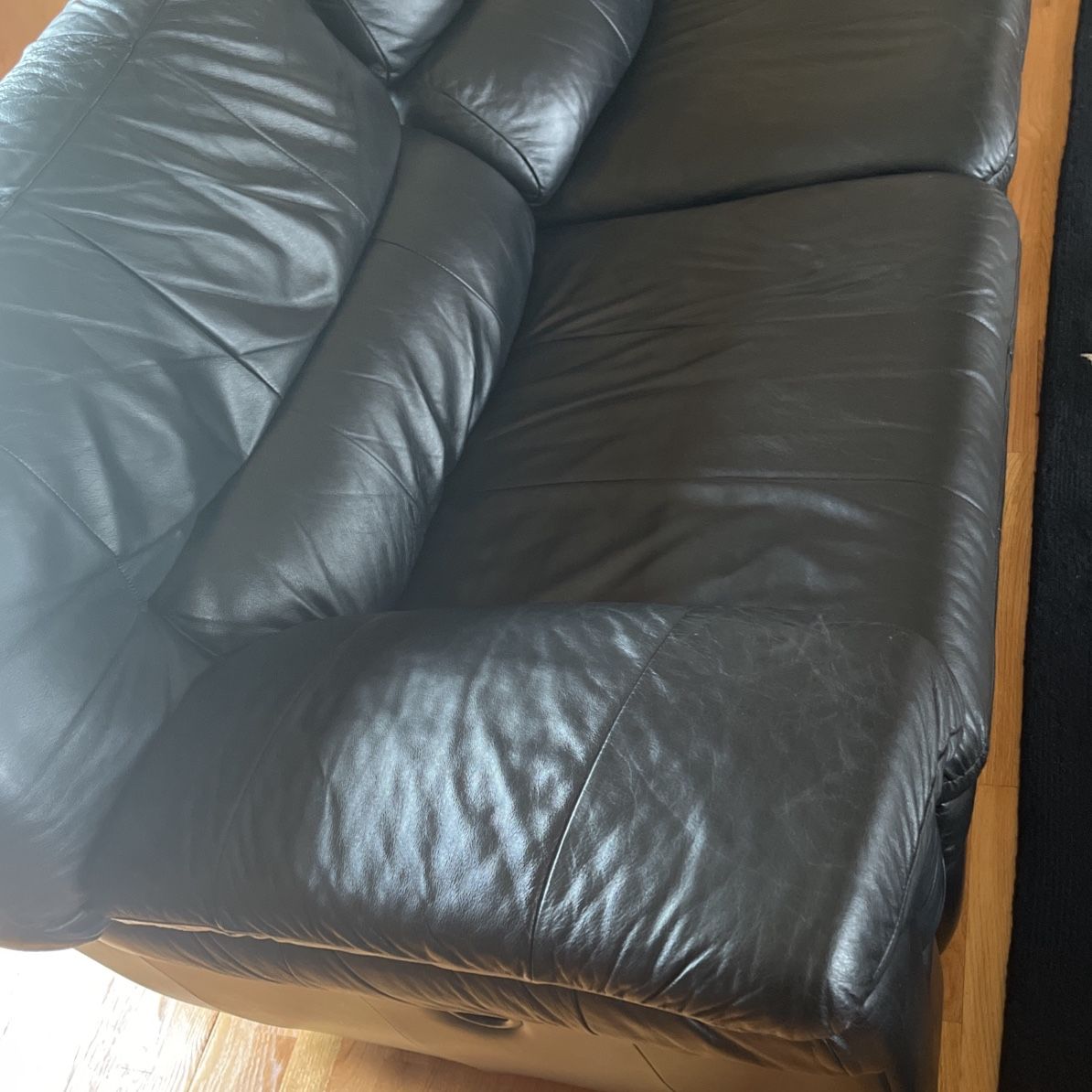 Lazy Boy  Leather Recliner Sofa 